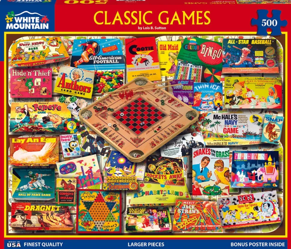 Classic Games (1438pz) - 500 Pieces