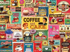Coffee & Cake (1804pz) - 500 Piece Jigsaw Puzzle