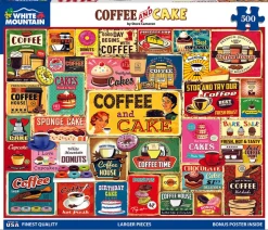 Coffee & Cake (1804pz) - 500 Piece Jigsaw Puzzle