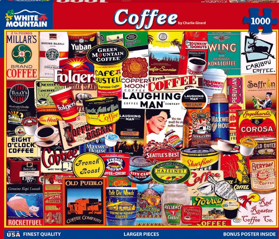 Coffee (1074pz) - 1000 Piece Jigsaw Puzzle