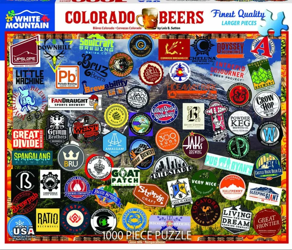 Colorado Craft Beer (1394pz) - 1000 Piece Jigsaw Puzzle