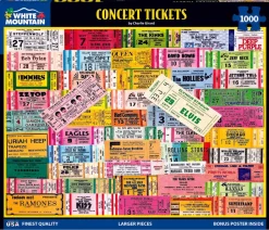 Concert Tickets (1844pz) - 1000 Piece Jigsaw Puzzle
