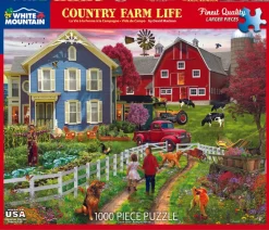 Country Farm Life (1744pz) - 1000 Piece Jigsaw Puzzle