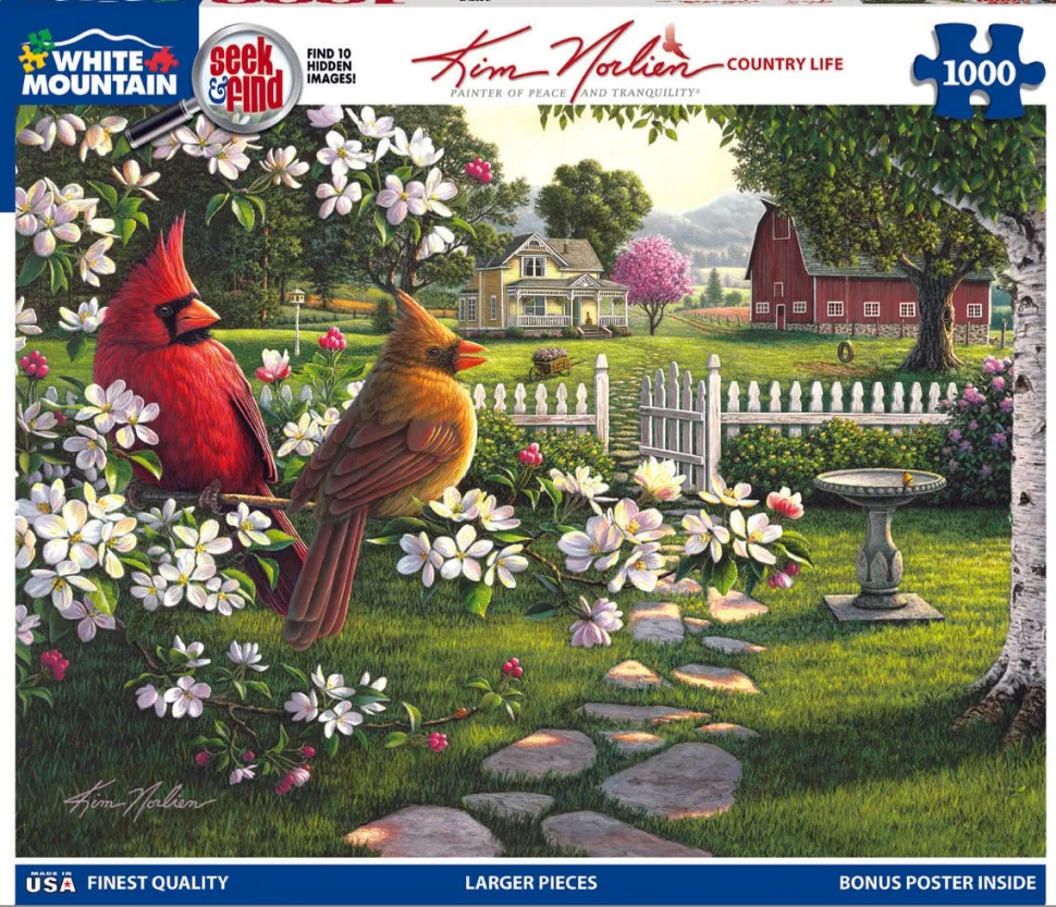 Country Life Seek and Find (1964pz) - 1000 Piece Jigsaw Puzzle