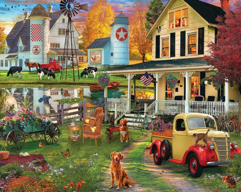 Country Retreat (1831pz) - 1000 Piece Jigsaw Puzzle
