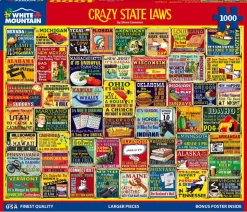 Crazy State Laws (1987pz) - 1000 Piece Jigsaw Puzzle