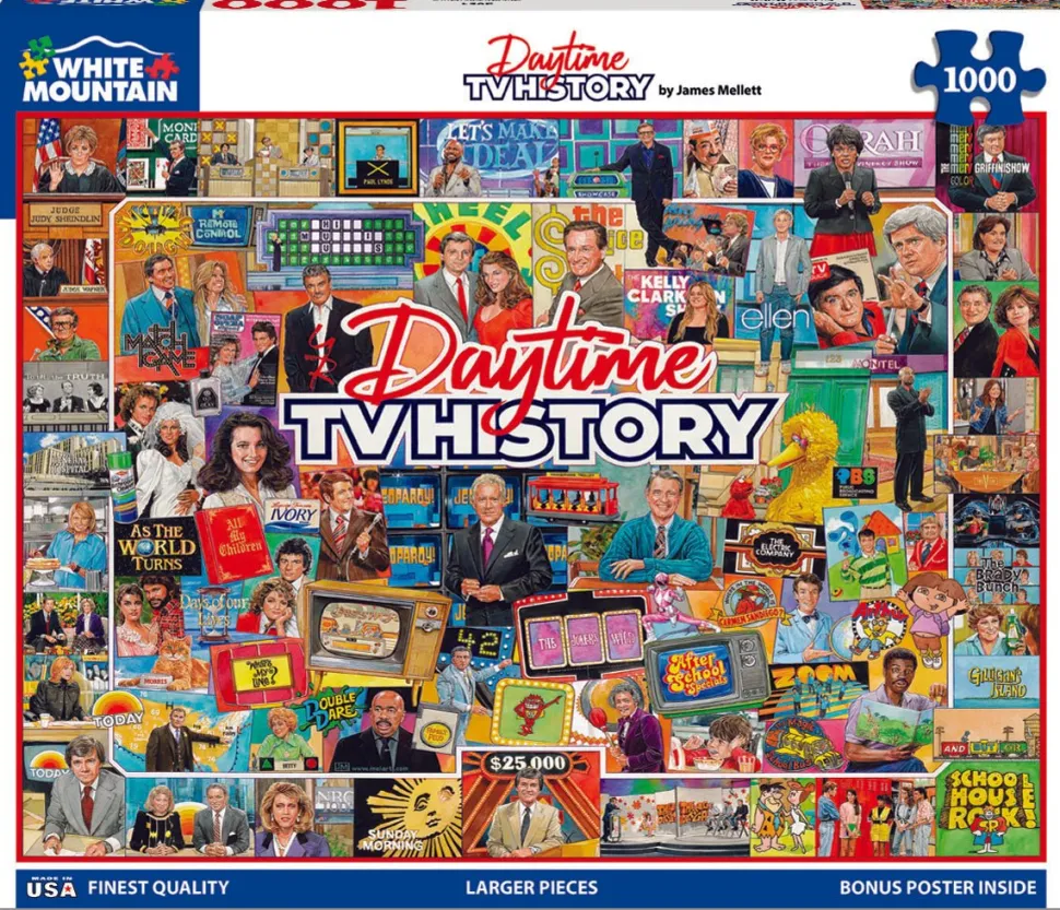 Daytime TV History (2051pz) - 1000 Piece Jigsaw Piece