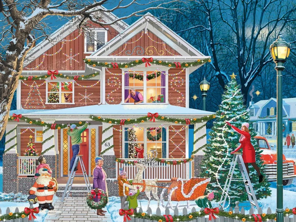 Decorating The House (1972pz) - 500 Piece Jigsaw Puzzle