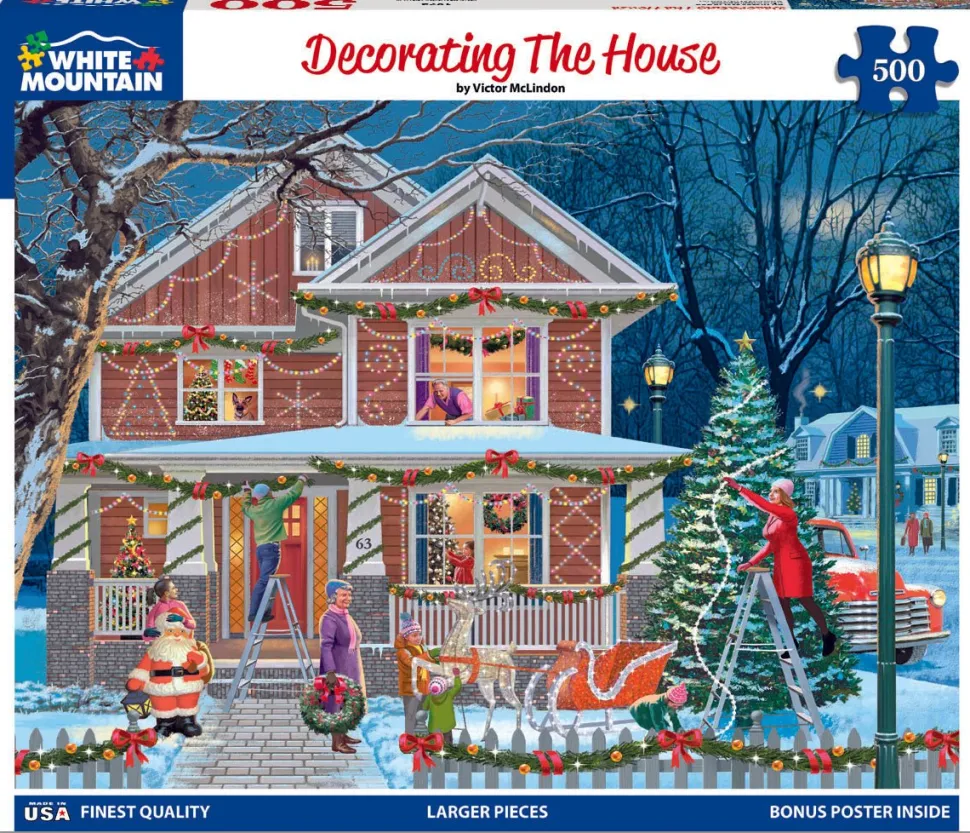 Decorating The House (1972pz) - 500 Piece Jigsaw Puzzle