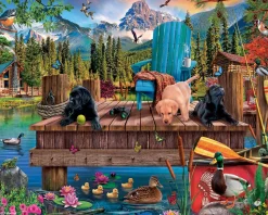 Dock Dogs (2045pz) - 1000 Piece Jigsaw Puzzle
