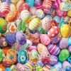 Easter Eggs (1699pz) - 1000 Piece Jigsaw Puzzle