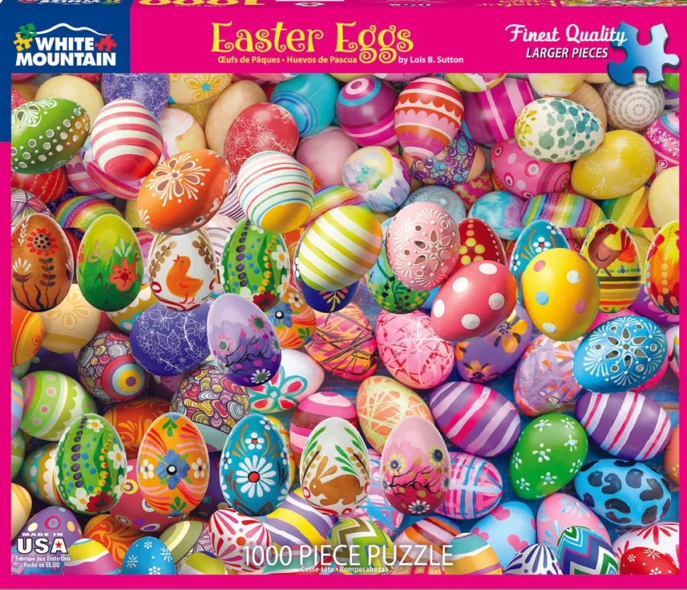 Easter Eggs (1699pz) - 1000 Piece Jigsaw Puzzle