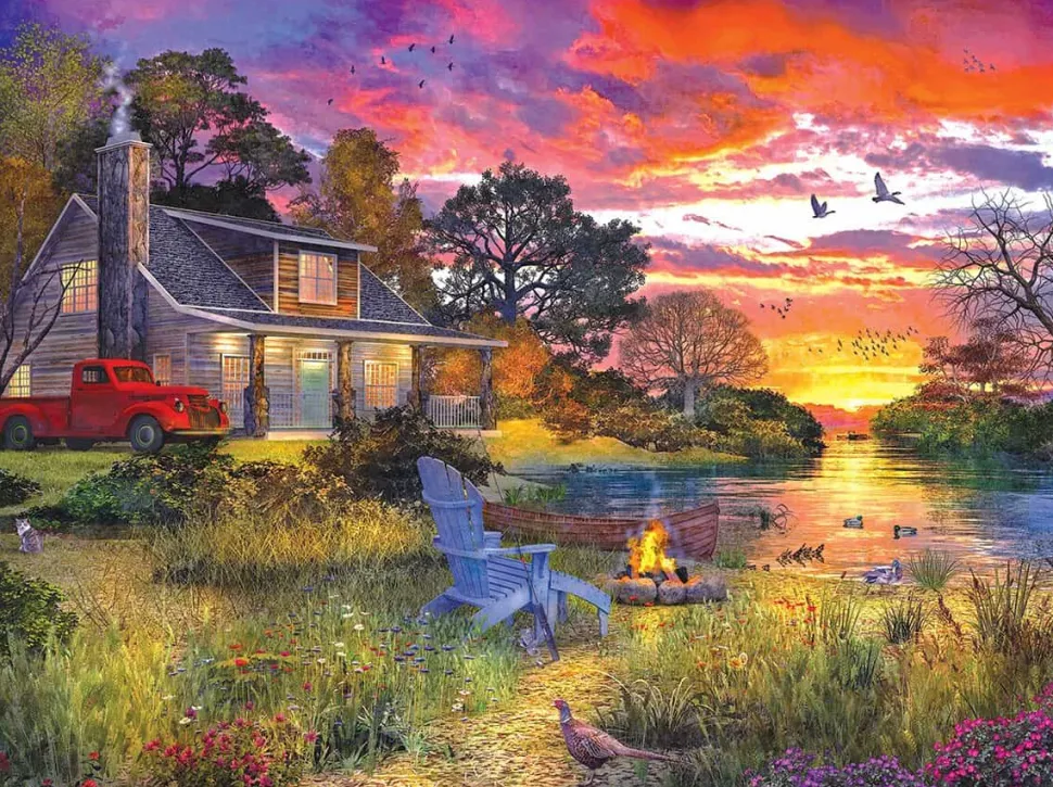 Evening Cabin (1417pz) - Discontinued