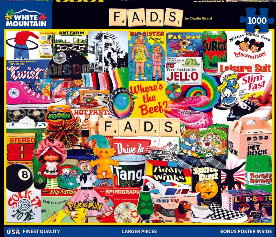 Fads (1459pz) - 1000 Piece Jigsaw Puzzle