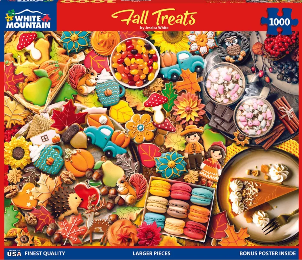 Fall Treats (1933pz) - 1000 Piece Jigsaw Puzzle