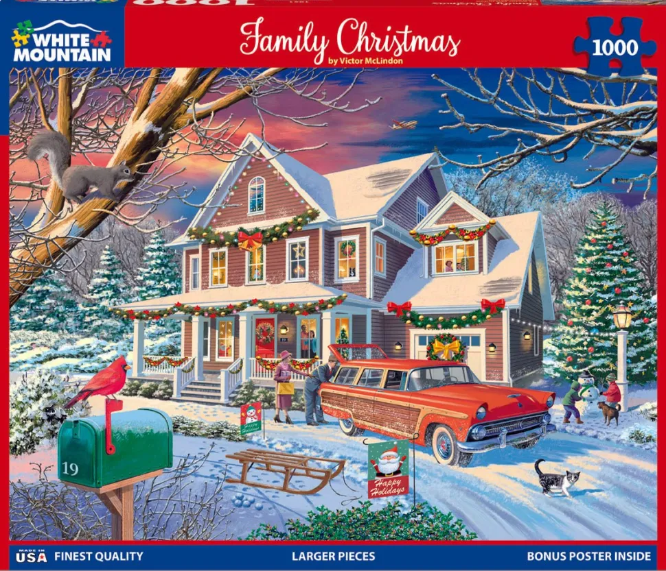 Family Christmas (1951pz) - 1000 Piece Jigsaw Puzzle