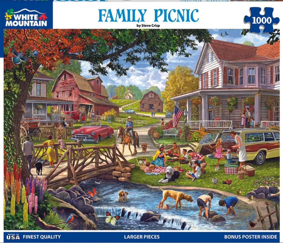 Family Picnic (1992pz) - 1000 Piece Jigsaw Puzzle
