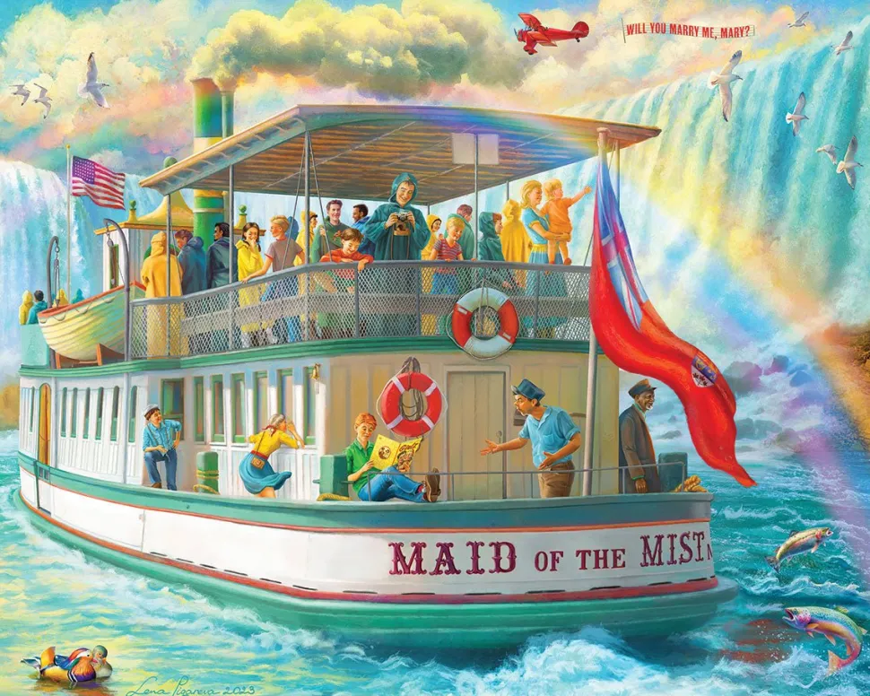 Family Road Trip - Niagara Falls (1822pz) - 1000 Piece Jigsaw Puzzle