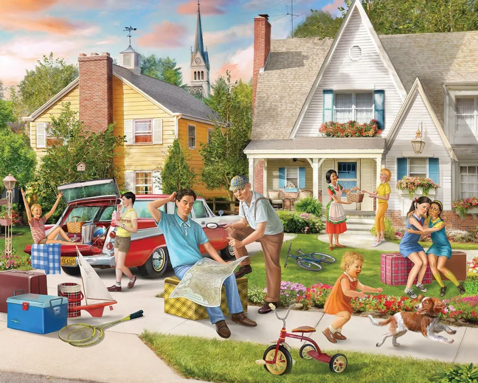Family Road Trip - Starting Out (1756pz) - 1000 Piece Jigsaw Puzzle