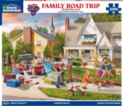Family Road Trip - Starting Out (1756pz) - 1000 Piece Jigsaw Puzzle