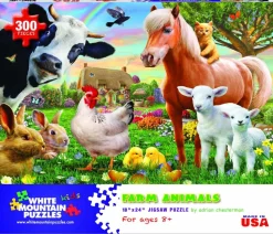 Farm Animals (1368pz) - 300 Piece Jigsaw Puzzle