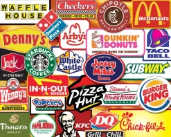 Favorite Fast Food (1928pz) - 1000 Piece Jigsaw Puzzle