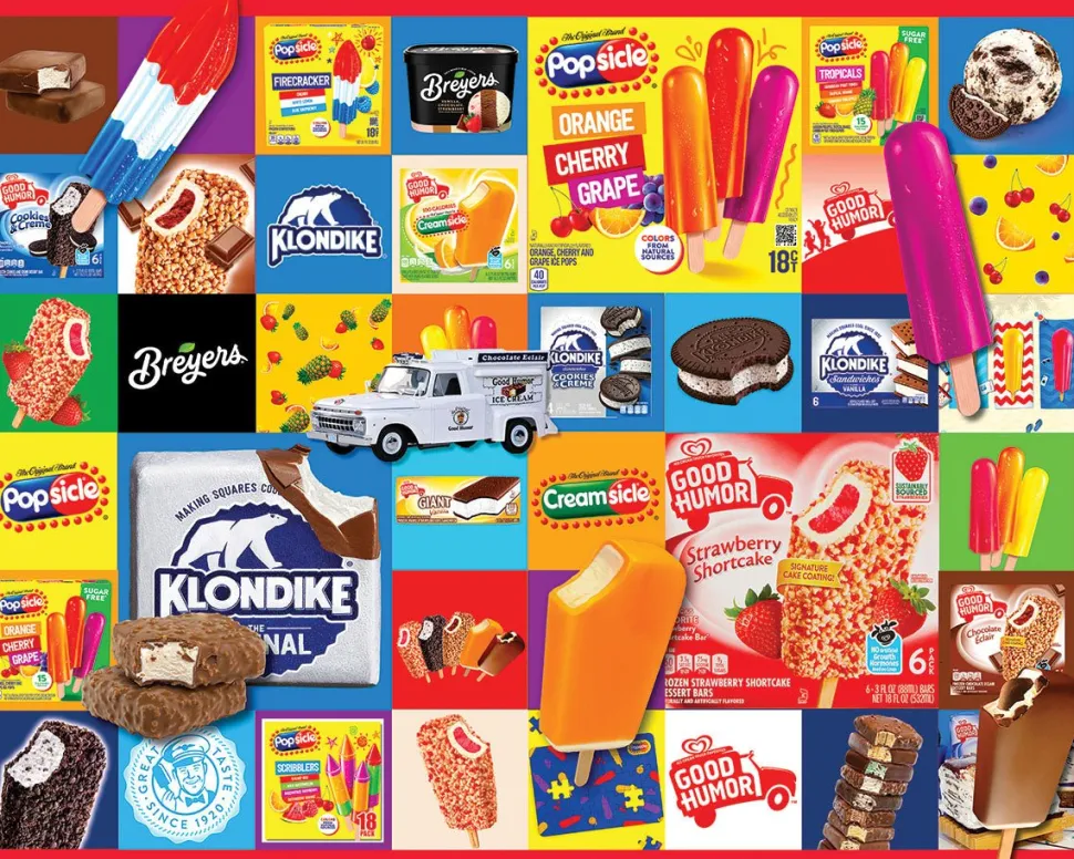 Favorite Ice Creams (2103pz) - 1000 Piece Jigsaw Puzzle