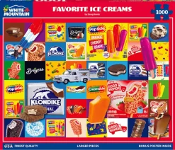 Favorite Ice Creams (2103pz) - 1000 Piece Jigsaw Puzzle
