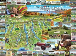 Finger Lakes (1182pz) - 1000 Piece Jigsaw Puzzle