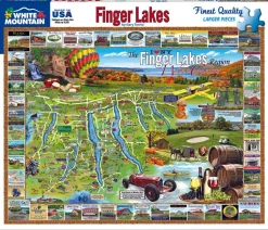 Finger Lakes (1182pz) - 1000 Piece Jigsaw Puzzle