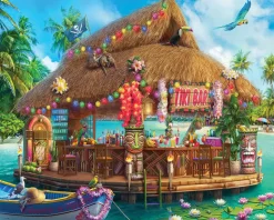 Floating Tiki Bar (1993pz) - 1000 Piece Jigsaw Puzzle