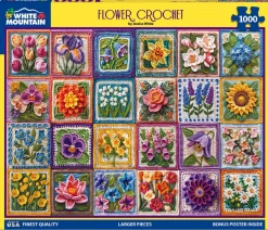 Flower Crochet (2048pz) - 1000 Piece Jigsaw Puzzle