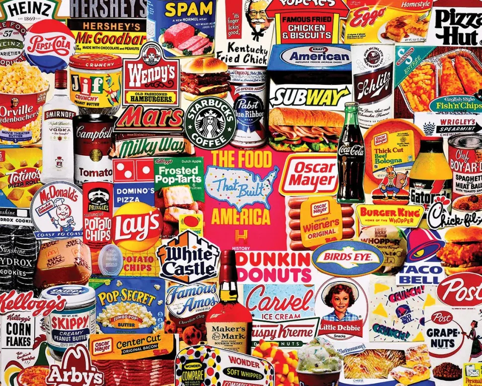 Food That Built America (1900pz) - 1000 Piece Jigsaw Puzzle