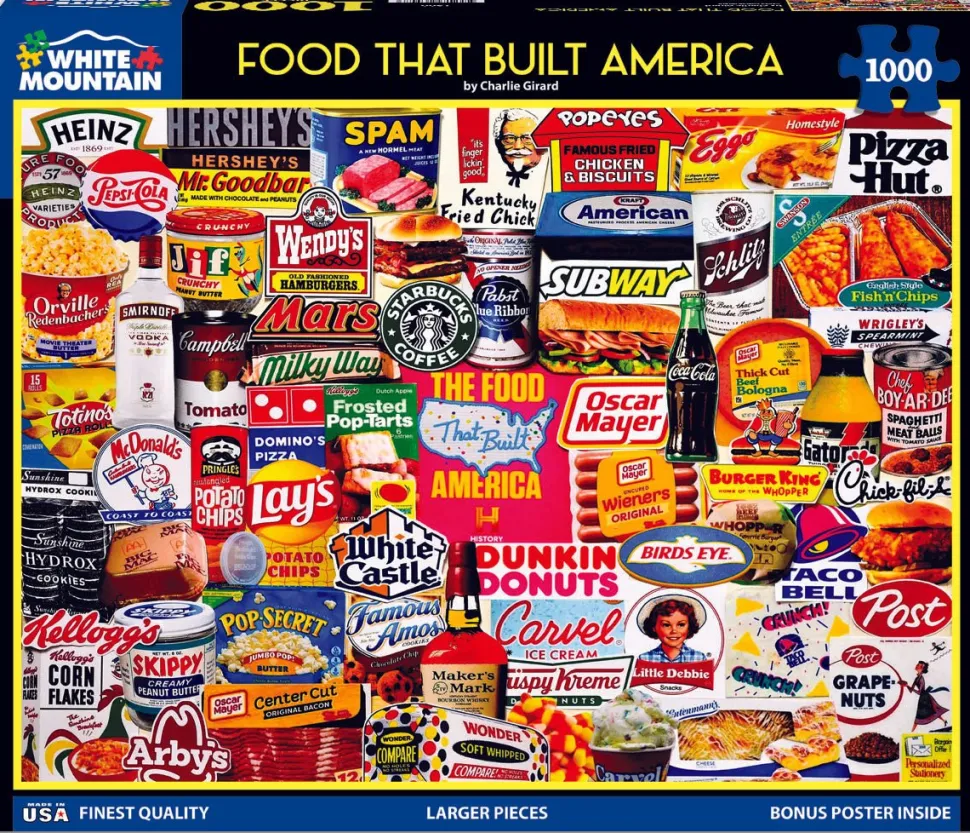Food That Built America (1900pz) - 1000 Piece Jigsaw Puzzle