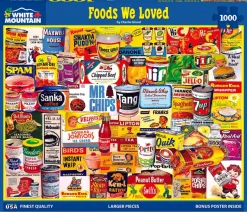Foods We Loved (1599pz) - 1000 Piece Jigsaw Puzzle