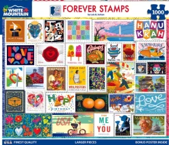 Forever Stamps (1629pz) - 1000 Piece Jigsaw Puzzle