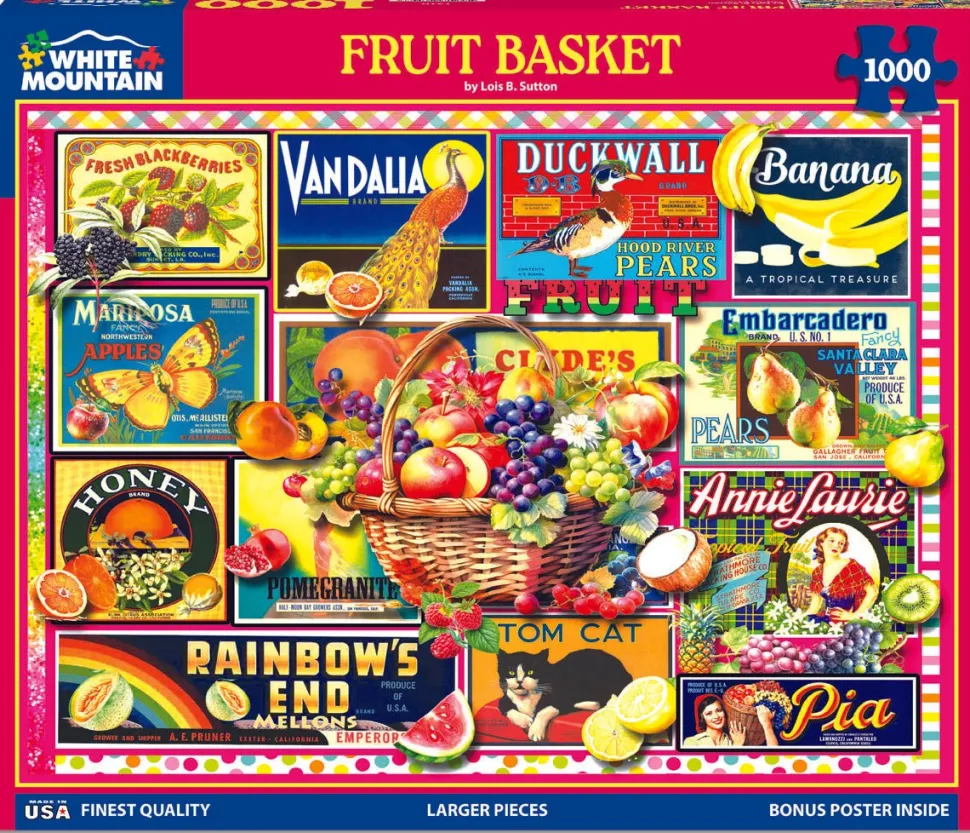 Fruit Basket (1920pz) - 1000 Piece Jigsaw Puzzle