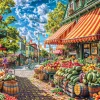 Fruit Market (2090pz) - 500 Piece Jigsaw Puzzle