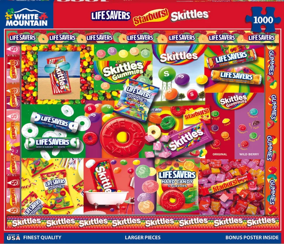 Fruity Candy (1918pz) - 1000 Piece Jigsaw Puzzle