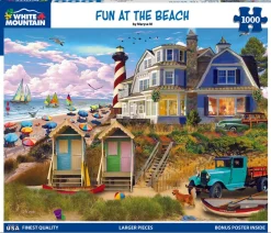 Fun At The Beach (2027pz) - 1000 Piece Jigsaw Puzzle