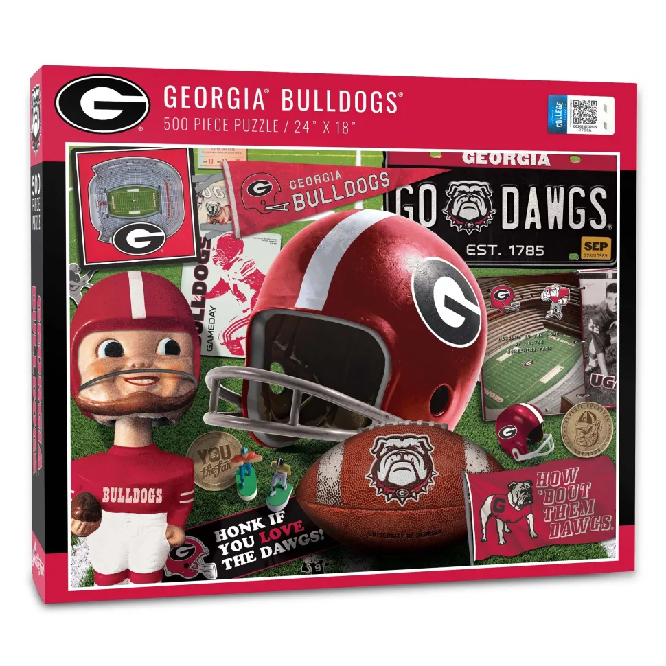 Georgia Bulldogs Retro Series (950196) - 500 Pieces
