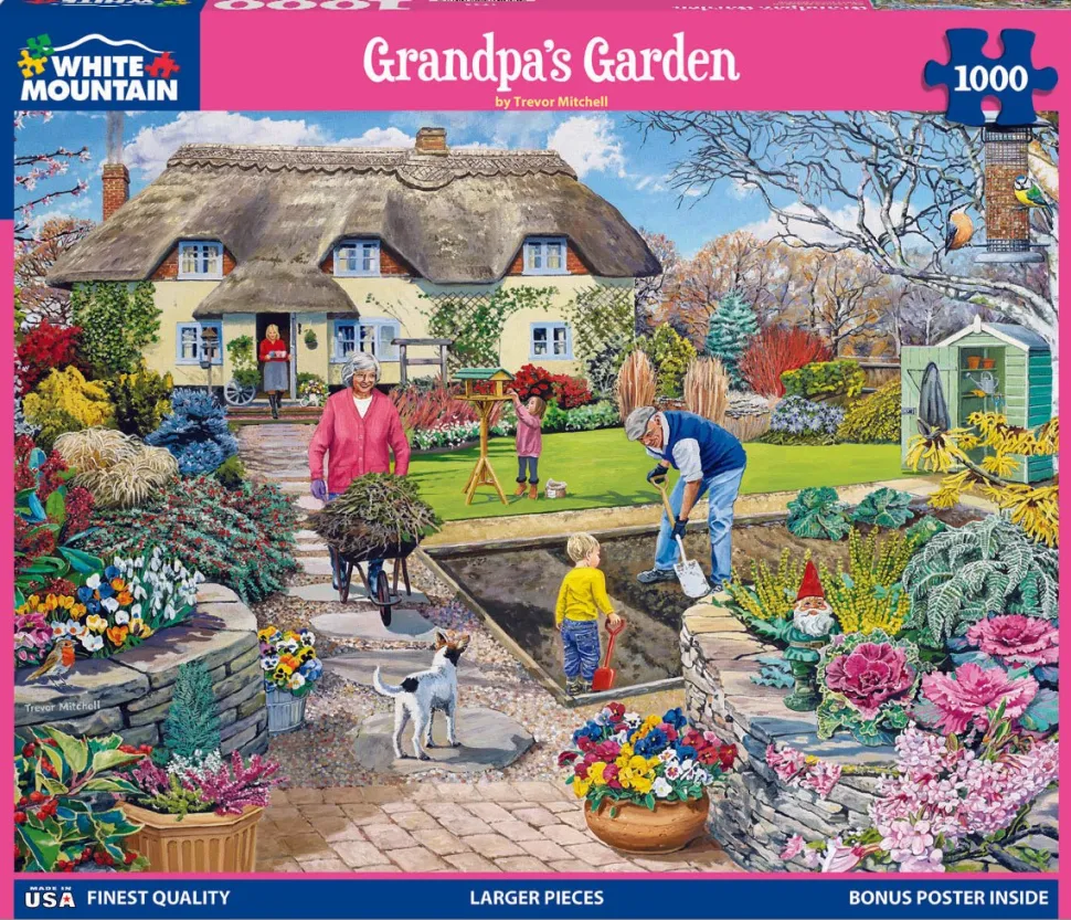 Grandpa's Garden (1799pz) - 1000 Piece Jigsaw Puzzle
