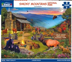 Great Smoky National Park (1904pz) - 1000 Piece Jigsaw Puzzle