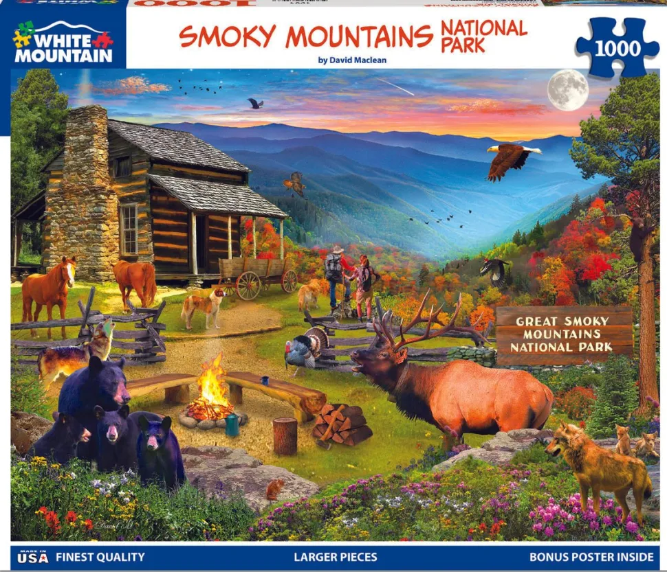 Great Smoky National Park (1904pz) - 1000 Piece Jigsaw Puzzle