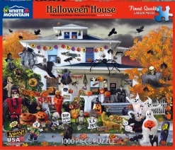 Halloween at the House (1706pz) - 1000 Piece Jigsaw Puzzle