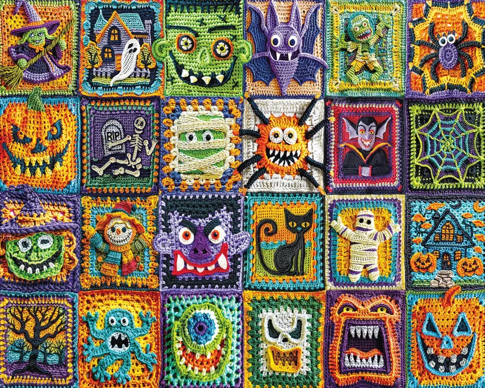 Halloween Crochet (1995pz) - 1000 Piece Jigsaw Puzzle