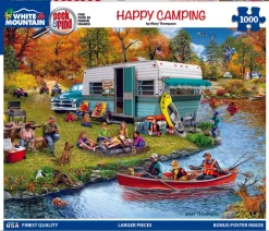 Happy Camping-Seek & Find (2001pz) - 1000 Piece Jigsaw Puzzle