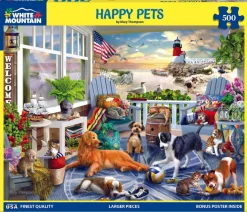 Happy Pets (1847pz) - 500 Piece Jigsaw Puzzle