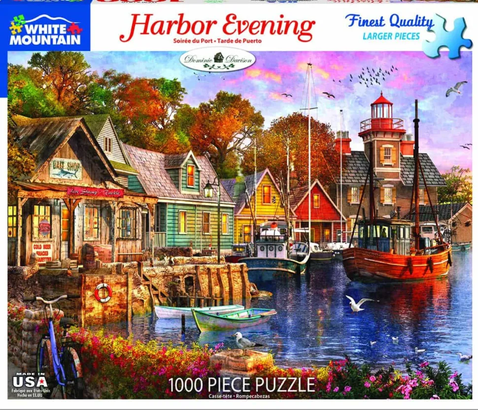 Harbor Evening (1418pz) - 1000 Piece Jigsaw Puzzle