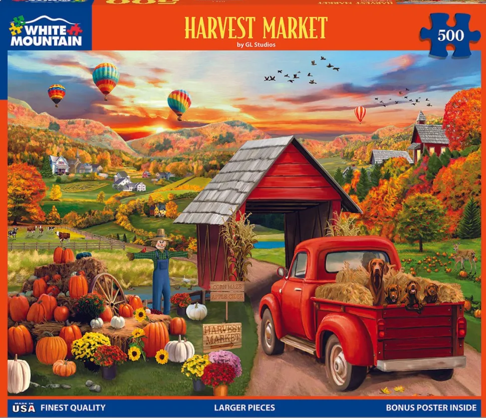 Harvest Market (2031pz) - 500 Piece Jigsaw Puzzle